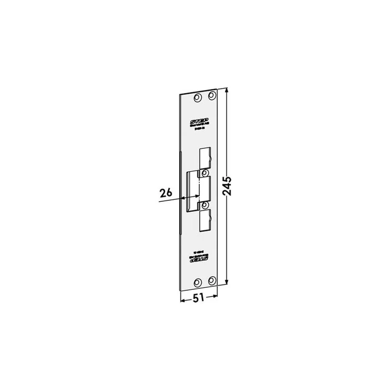 Monteringsstolpe ST4001-26 plan