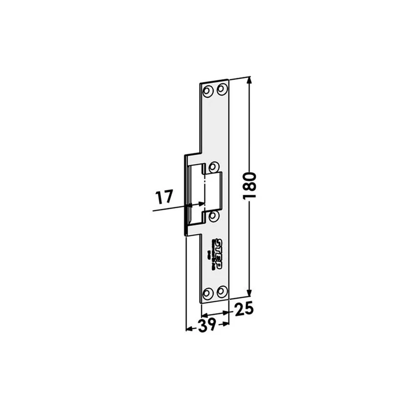 Monteringsstolpe ST4007 plan