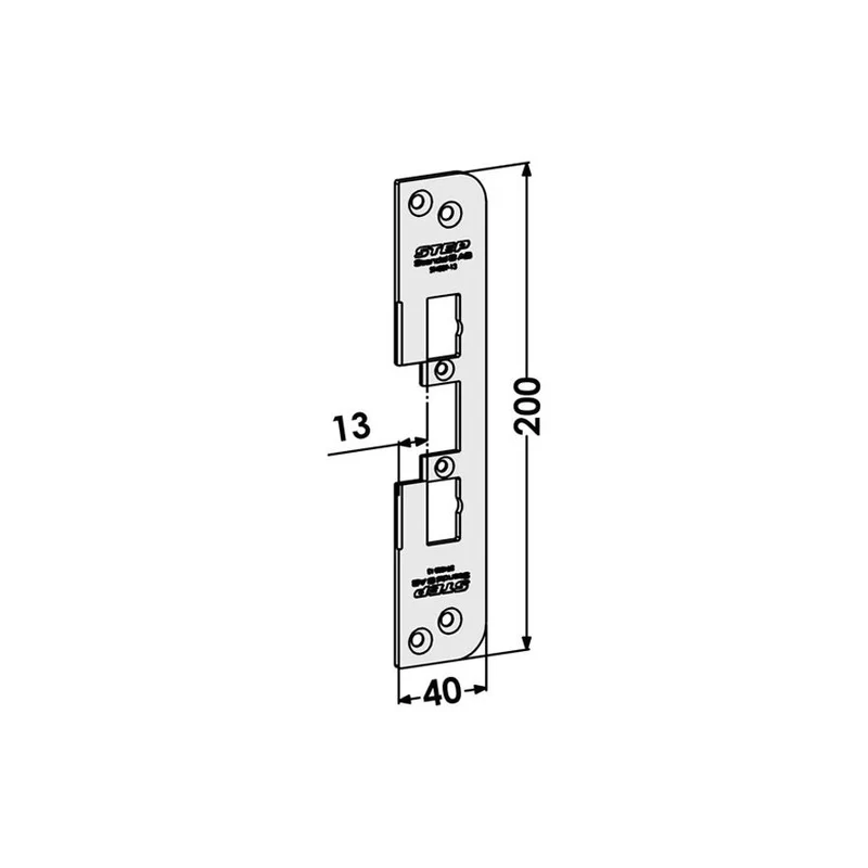 Monteringsstolpe ST4009-13 plan