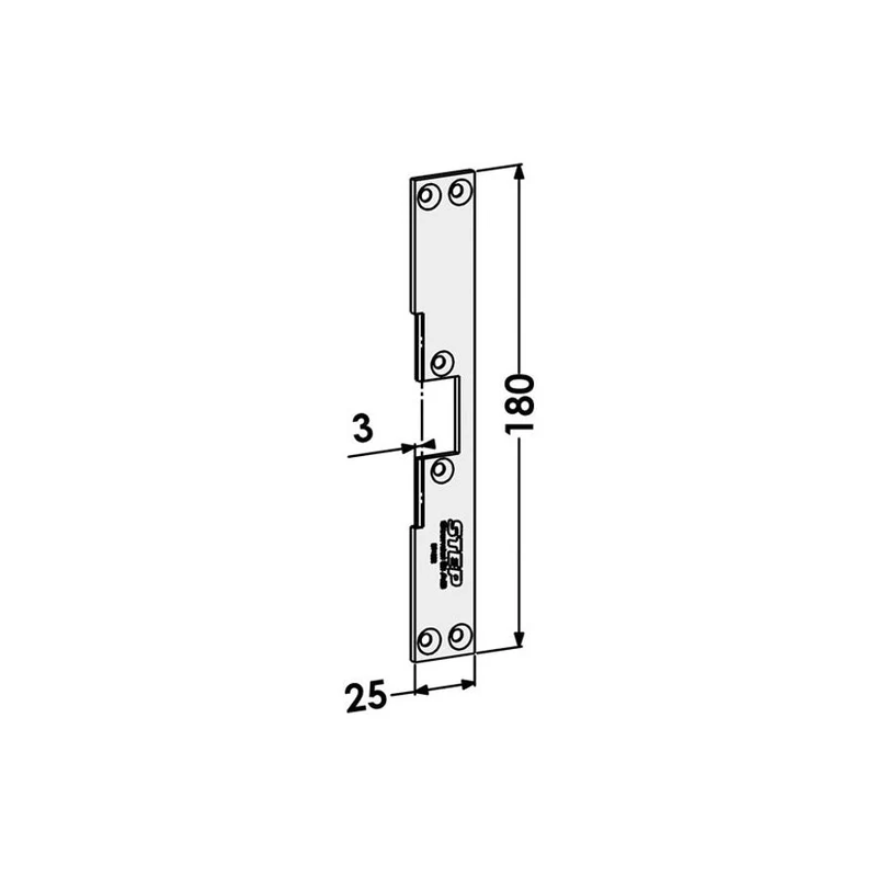 Monteringsstolpe ST4008 plan