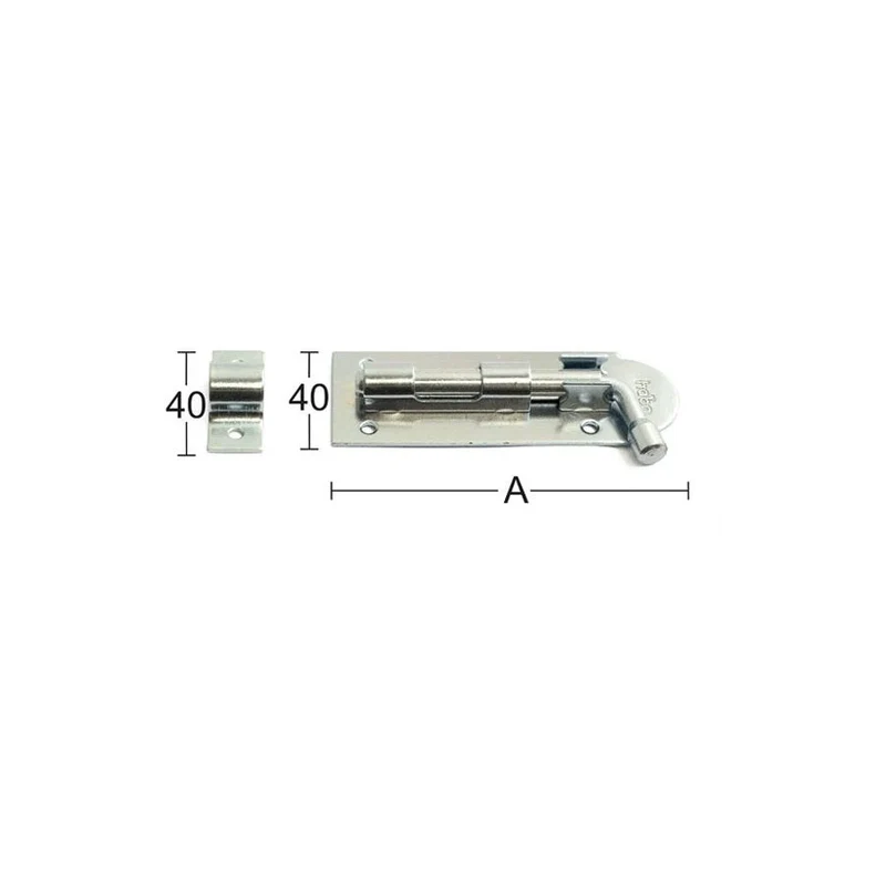 Skjutregel 777 100mm galv SB