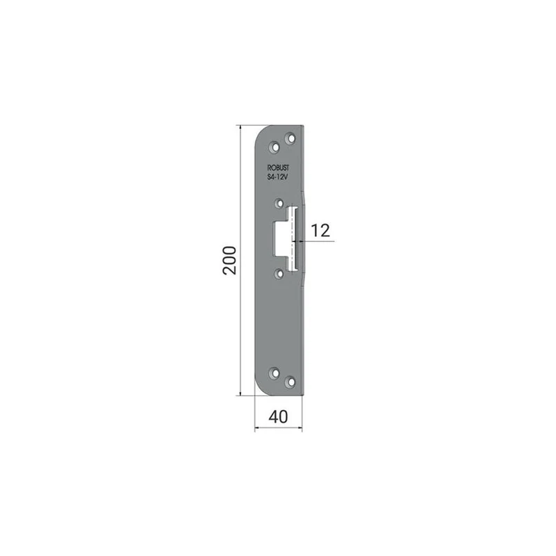 Monteringsstolpe S4-12V