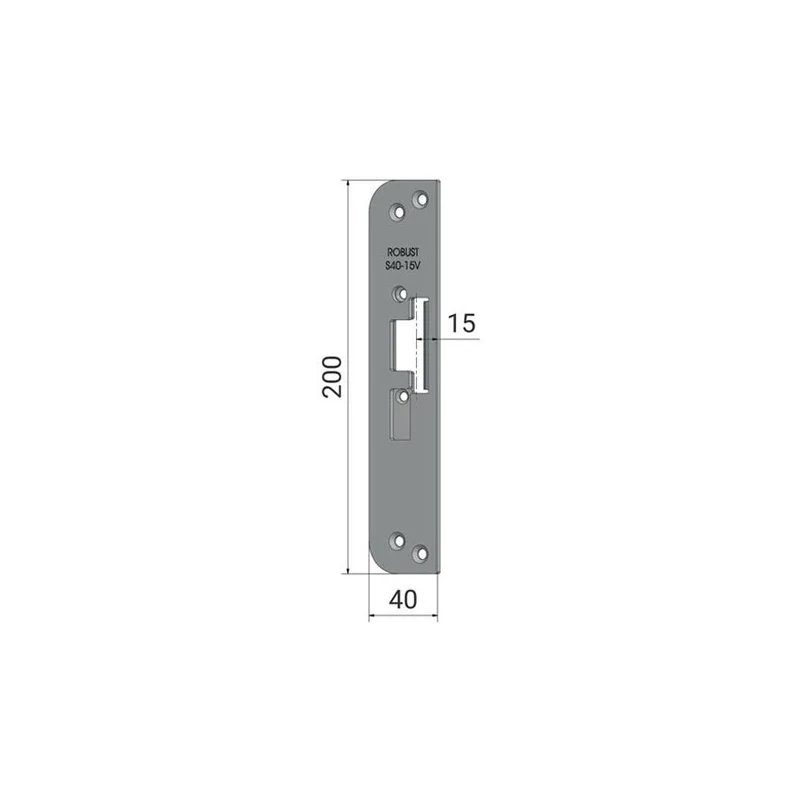 Monteringsstolpe S40-15V