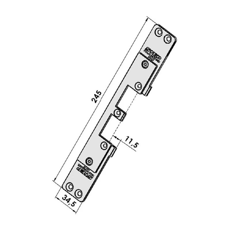 Monteringsstolpe ST9527 plan