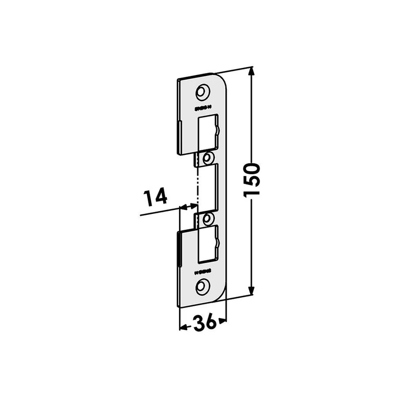 Monteringsstolpe ST4010-14