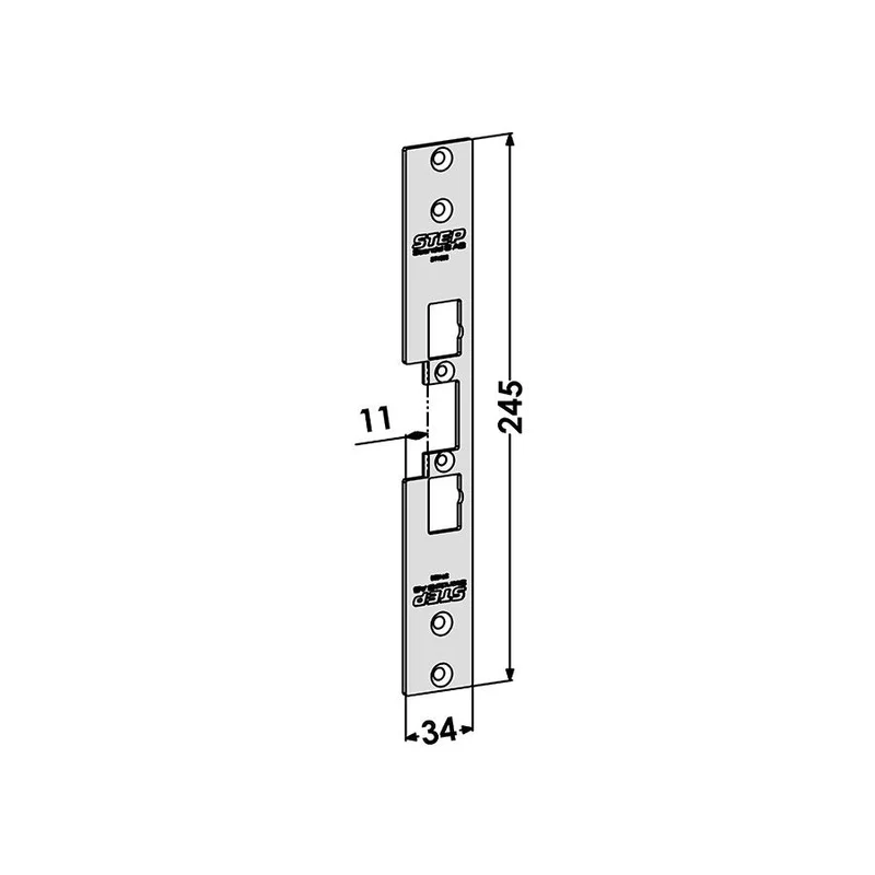Monteringsstolpe ST4090 plan