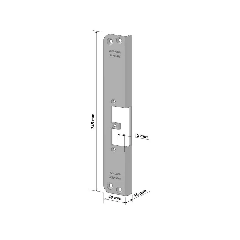 Monteringsstolpe 9930T-15V