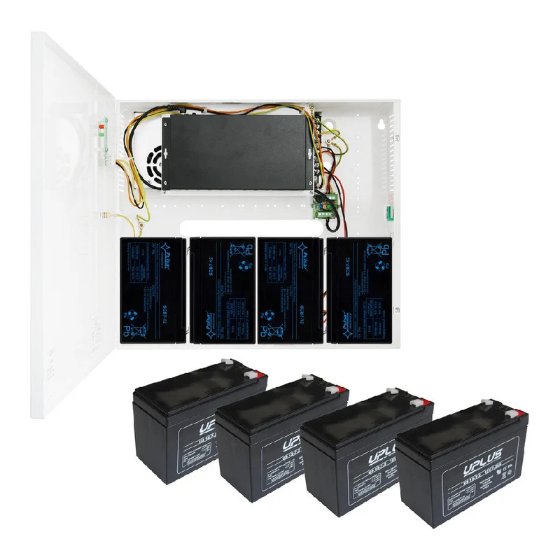 PoE backup 8-portar med batterier