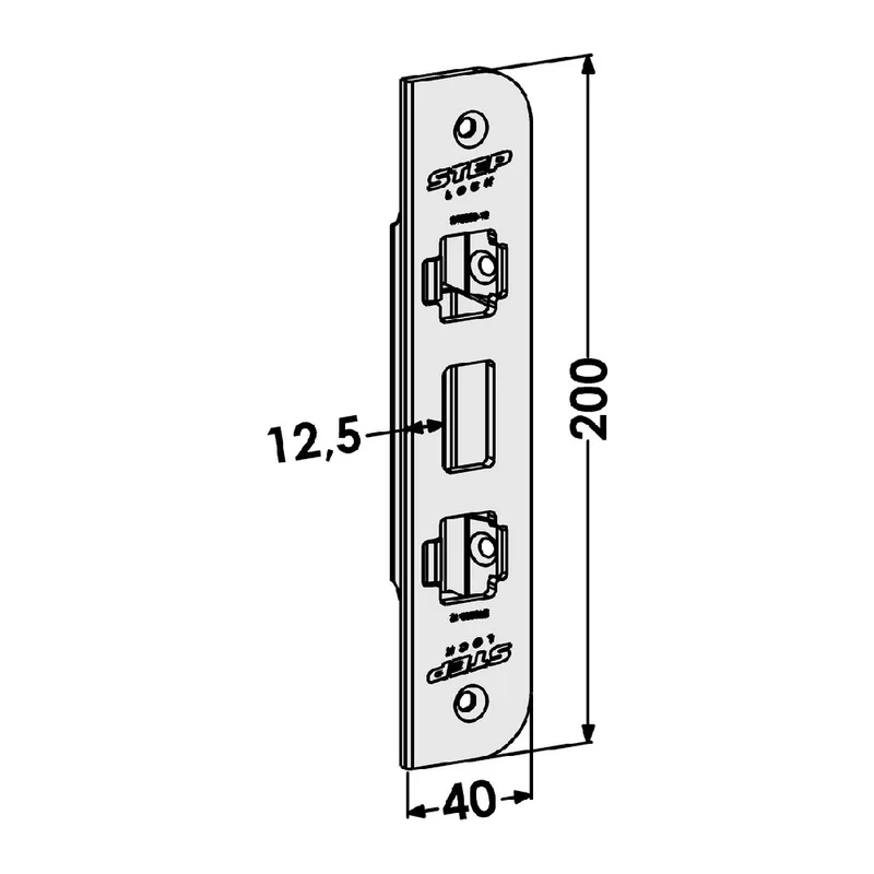Säkerhetsslutbleck ST9009-12