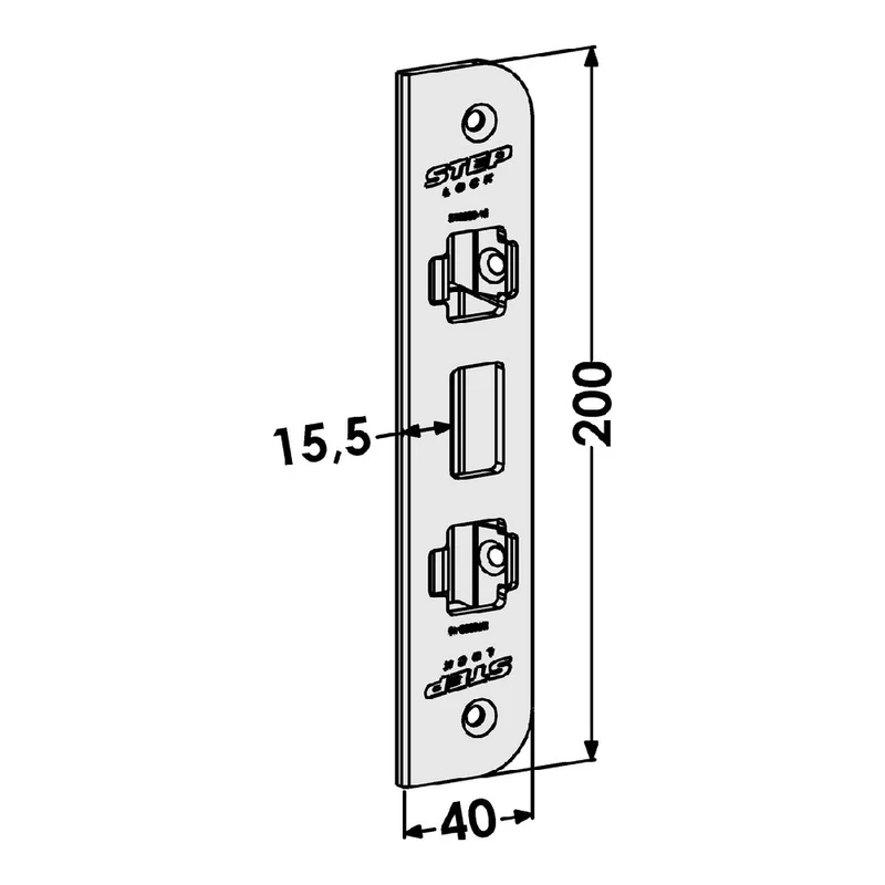 Säkerhetsslutbleck ST9009-15