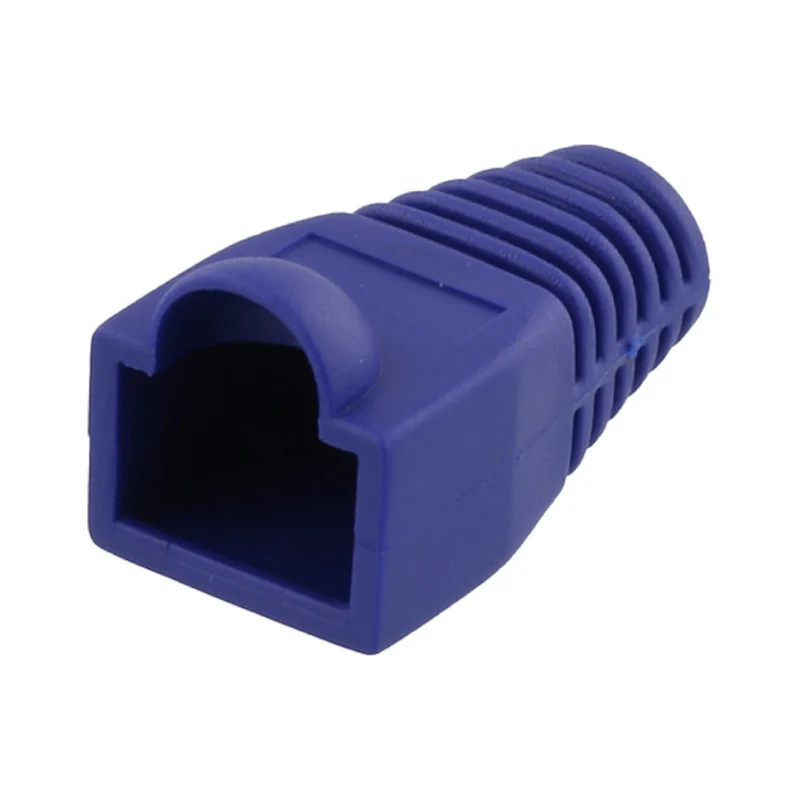 Brytskydd RJ45 för kablage 5,6mm blå 20-pack